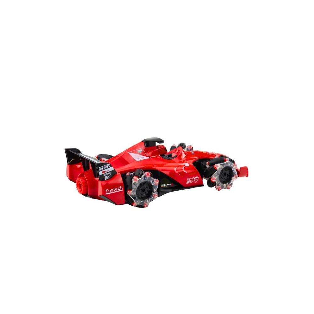 RC automobilis su dūmų efektu 2.4G raudonas
