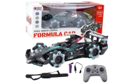 RC Car Sports Car Remote Controlled Smoke Effect 2.4G Black