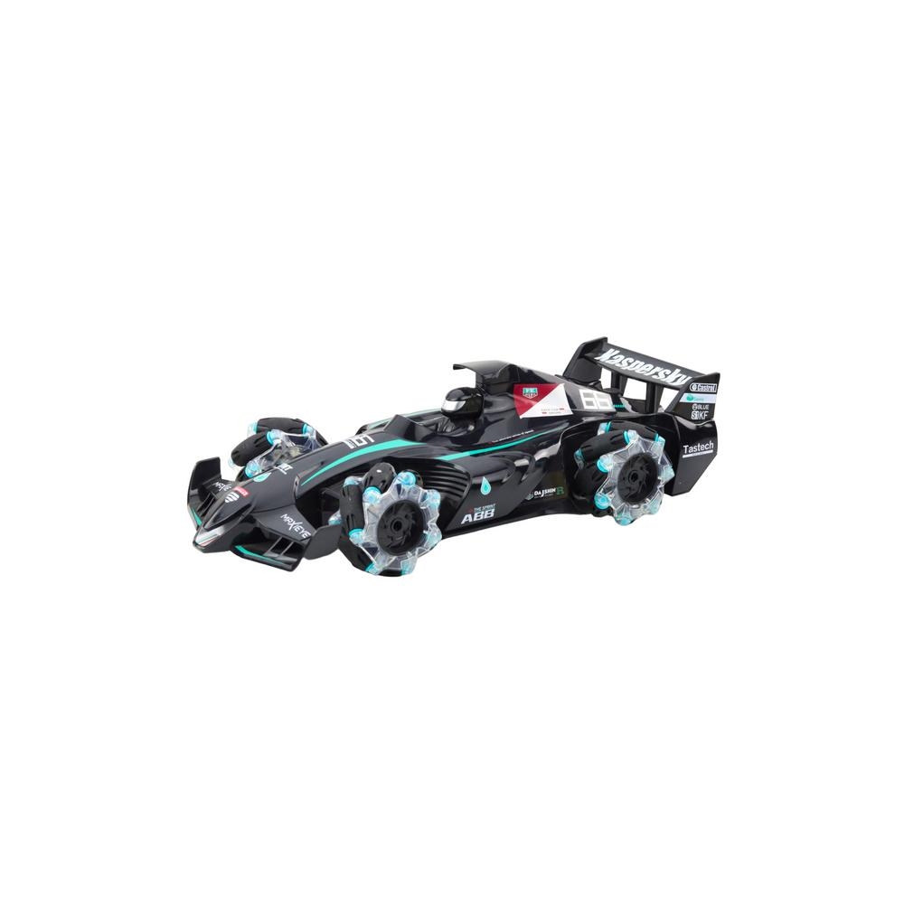 RC Car Sports Car Remote Controlled Smoke Effect 2.4G Black