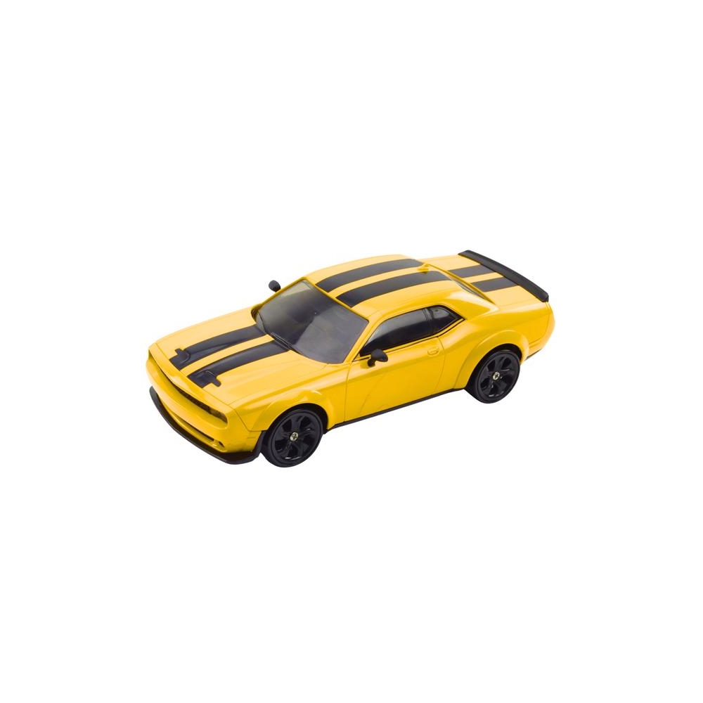 Drifto sportinis automobilis su keičiamais ratais nuotolinio valdymo RC 4WD geltonas sportinis automobilis