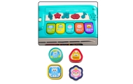 Interactive Educational Bus Sorter Lights Sounds Turquoise