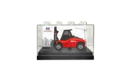 Forklift Metal Collectible Model Huina Red 1:80