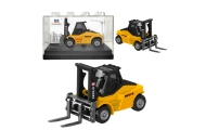 Šakinis krautuvas Metalinis kolekcinis modelis Huina Geltonas 1:80