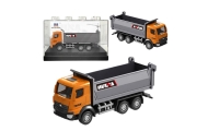 Dump Truck Metal Collectible Model Huina Orange 1:80
