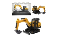 Huina Yellow 1:80 Metal Excavator Collectible Model