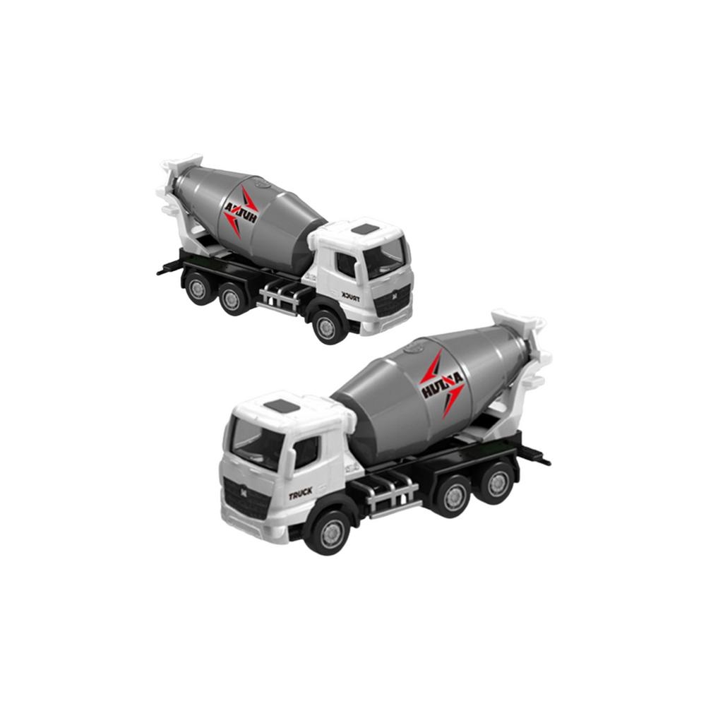 Betono maišyklė Metalo surinkėjo modelis Huina White 1:80