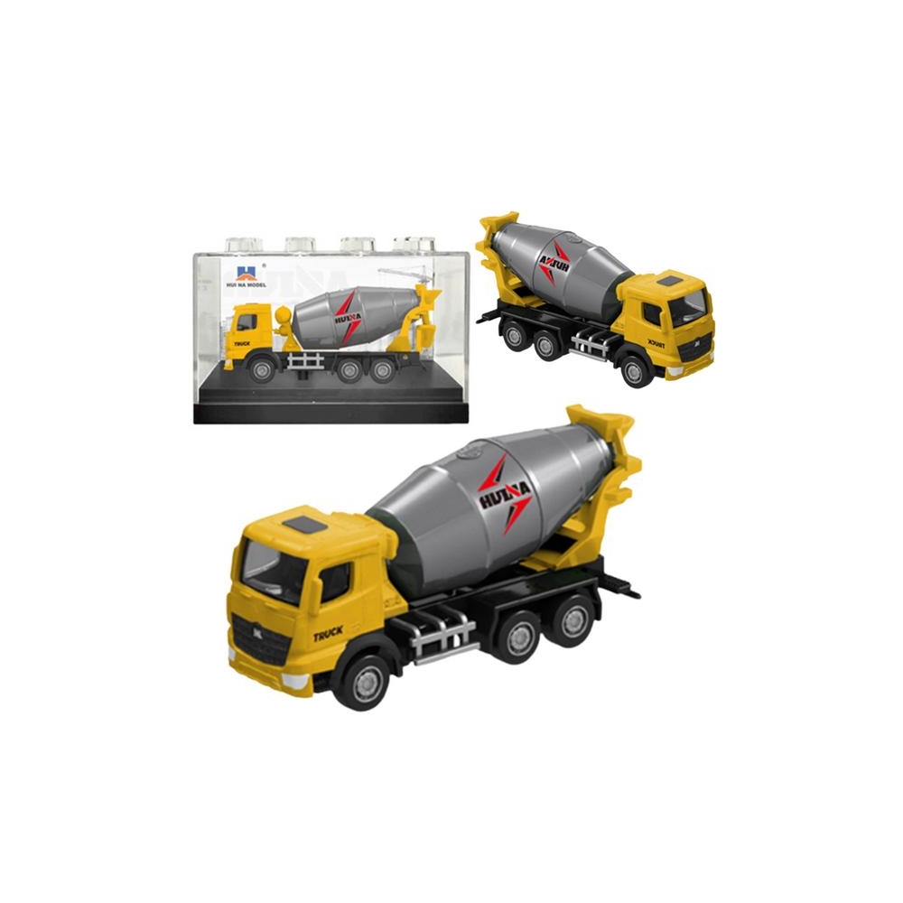 Betono maišyklė Metalo surinkėjo modelis Huina Yellow 1:80