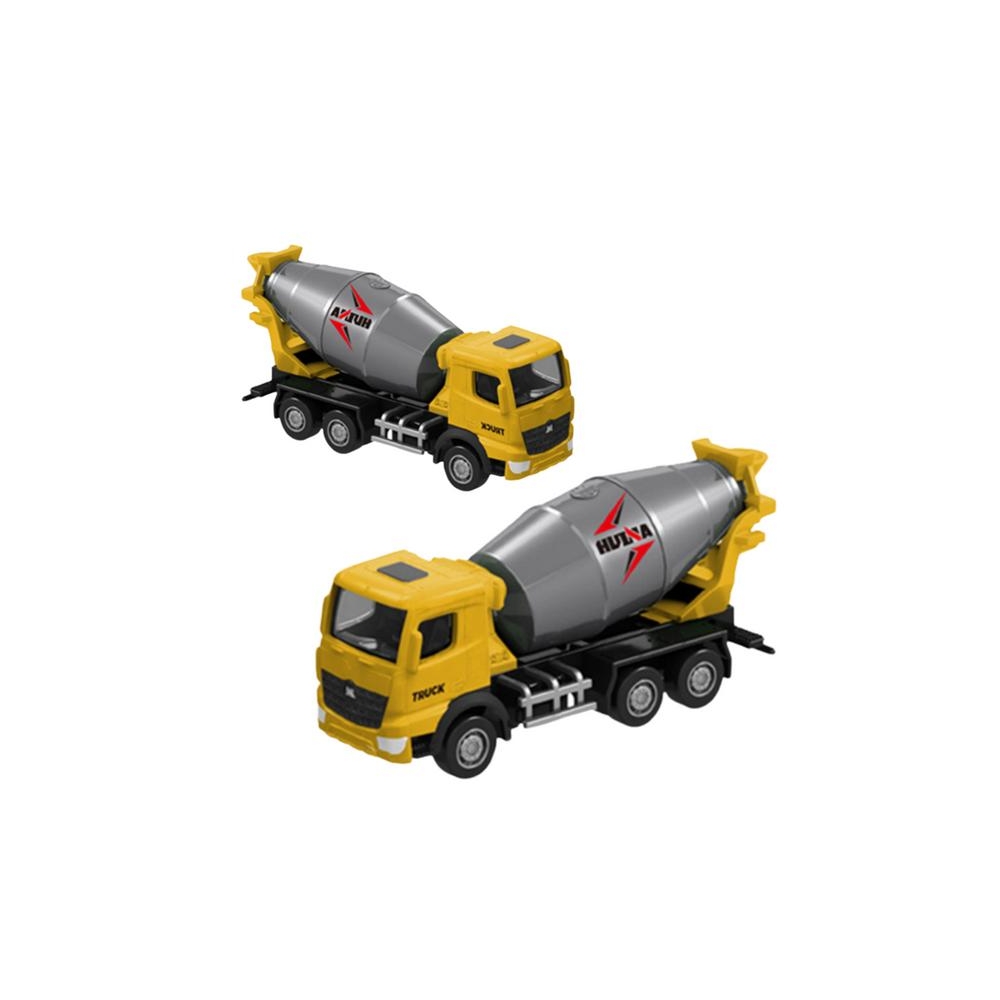 Betono maišyklė Metalo surinkėjo modelis Huina Yellow 1:80