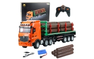 Ciężarówka Transporter Drewna Zdalnie Sterowany RC Huina 1:18
