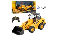 Backhoe Loader Bulldozer Remote Control RC Huina 1:24