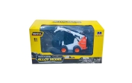 Wheel Loader With Grapple Metal Huina White 1:50
