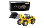 Backhoe Loader Metal Construction Huina Yellow 1:50