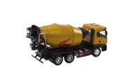 Concrete Mixer Construction Vehicle Metal Huina Khaki 1:50