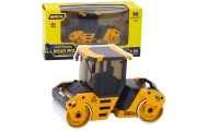 Road Roller Metal Construction Vehicle Huina Yellow 1:50