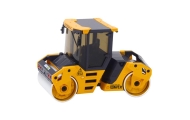 Road Roller Metal Construction Vehicle Huina Yellow 1:50