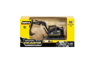 Ratinis ekskavatorius su buldozeriu Metalinis Huina Black 1:50