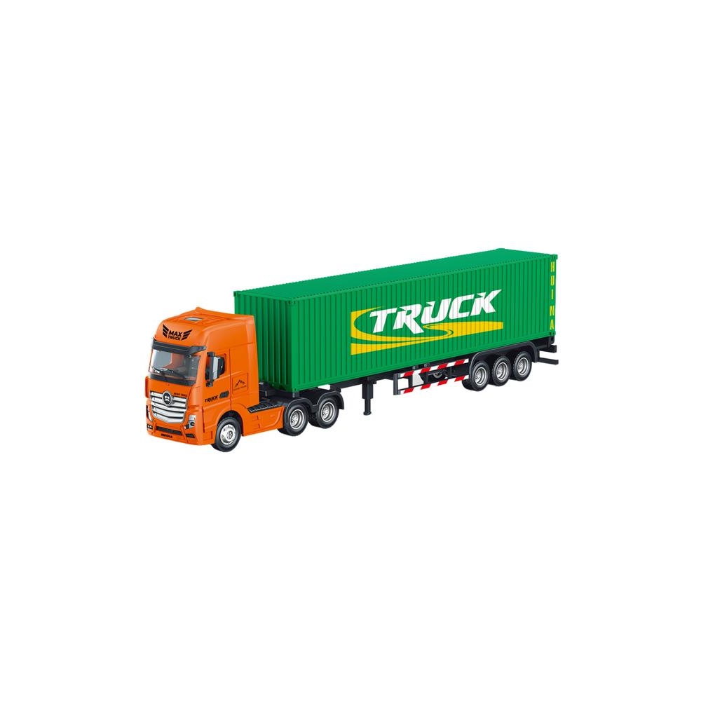 Sunkvežimio puspriekabė-konteineris Metalinė Huina Žalia 1:50