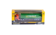 Truck Semi-trailer Container Metal Huina Green 1:50