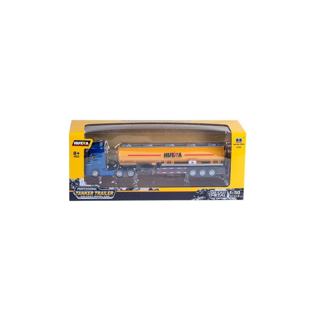 Autocisterna huin 1:50 geltona