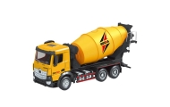 Betono maišyklė Statybinė transporto priemonė Metalinė Huina geltona 1:50