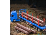 Huina metalinis miškovežis 1:50 raudonas