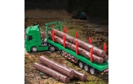 Huina metalinis medienos transporteris 1:50 žalias