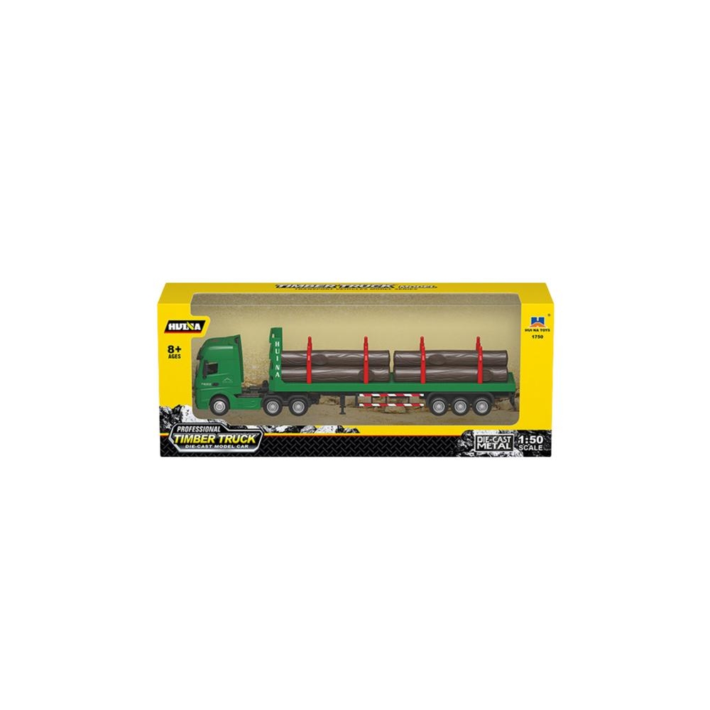 Huina metalinis medienos transporteris 1:50 žalias