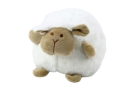 Plush Sheep Sleeping Cuddly Toy Light Sound White