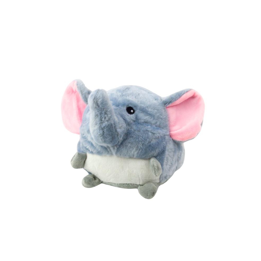 Plush Elephant Sleeping Toy Light Sound Gray