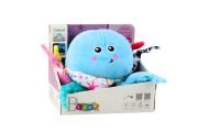 Plush Octopus Sleeping Cuddly Toy Light Sound Blue