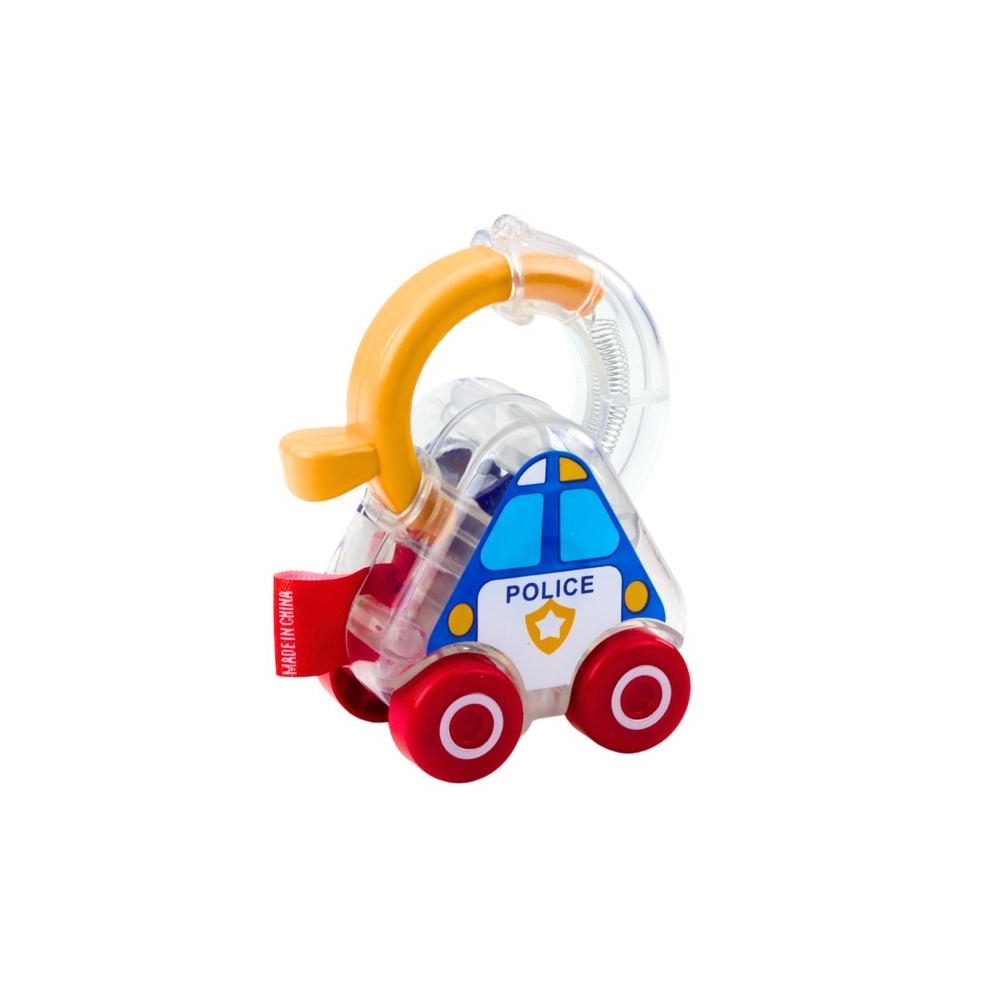 Set of Cars With Key Educational Police Fire Ambulance 3pcs