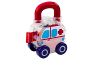 Set of Cars With Key Educational Police Fire Ambulance 3pcs