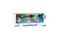 Set of Cars With Key Educational Police Fire Ambulance 3pcs
