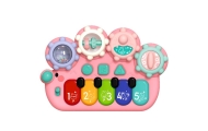 Interactive Piano For Kids Gears Pink