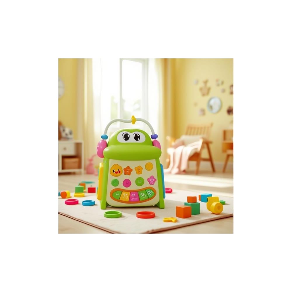 Interactive Educational Cube Sorter Piano Sensory Crocodile