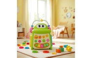 Interactive Educational Cube Sorter Piano Sensory Crocodile