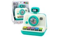 Interaktyvus fotoaparatas Piano Rattle Lights Sounds White Green