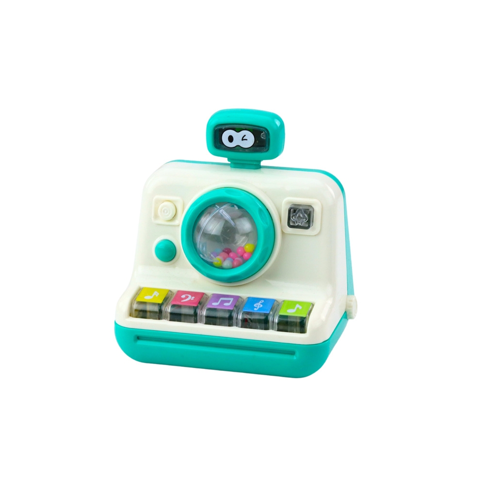 Interaktyvus fotoaparatas Piano Rattle Lights Sounds White Green