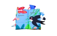 Soft Sensory Book Birds Rustling Squeaker Colorful