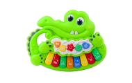 Interactive Baby Piano Lights Sounds Animal Noises Green