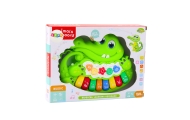 Interactive Baby Piano Lights Sounds Animal Noises Green