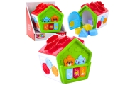 Interaktywny Domek Edukacyjny Sorter Dla Malucha Zielony