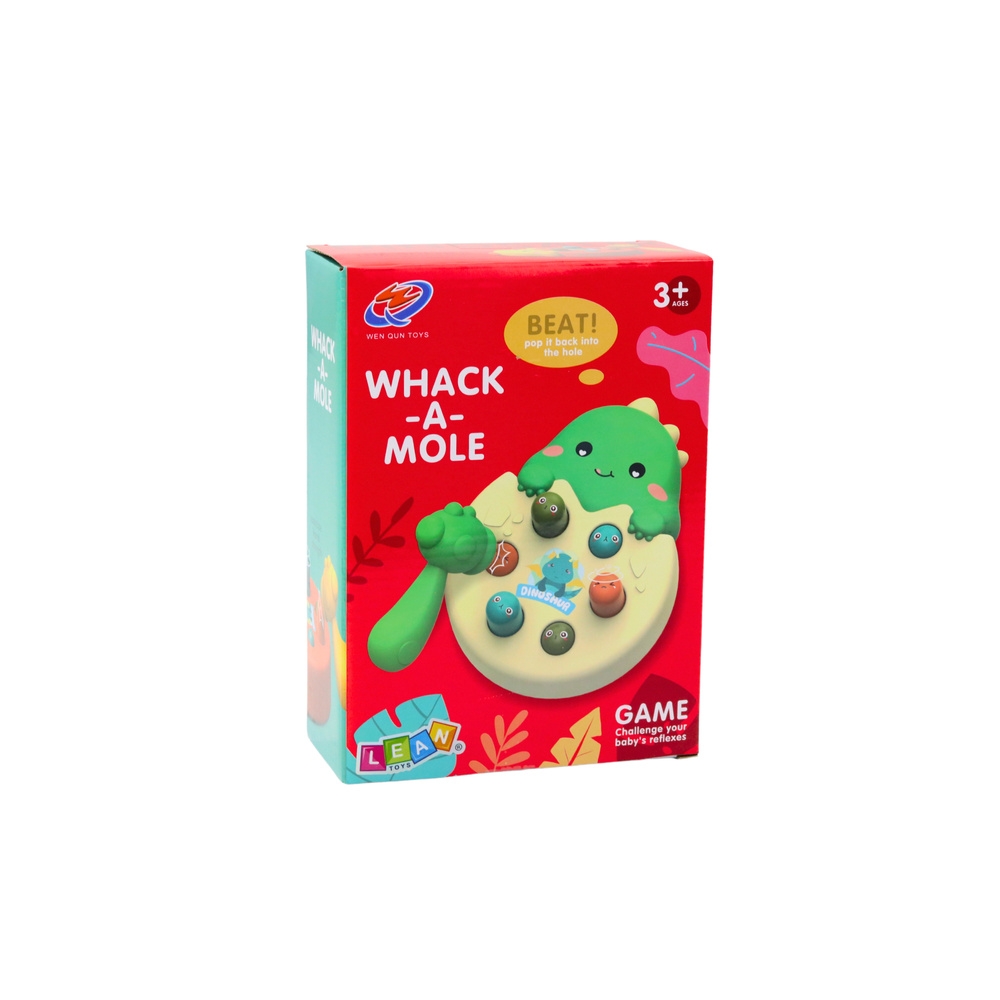 Arkadinis žaidimas whack-a-mole Dinozauras su plaktuku
