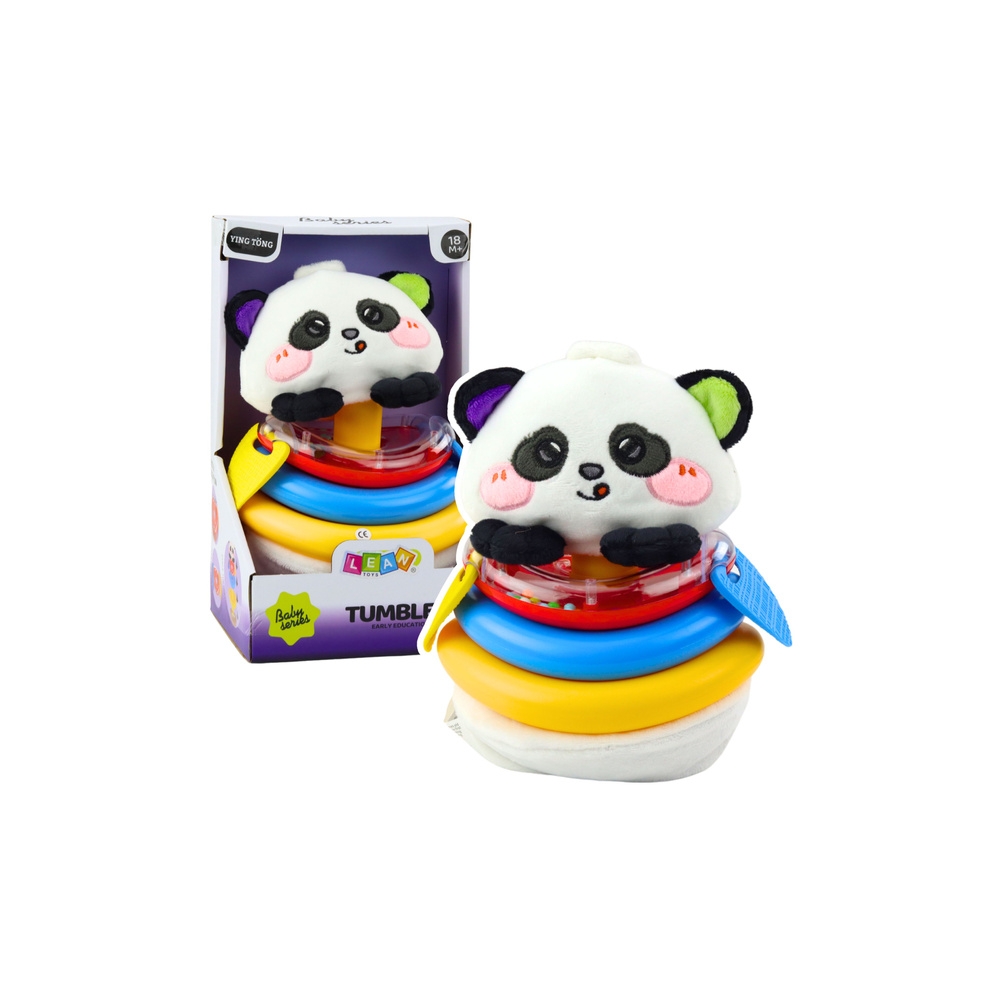 Sensorinis žaislas - panda su žiedais