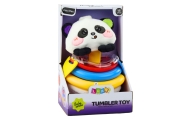 Zabawka Sensoryczna Tumbler Panda Piramidka Bujana Gryzaki Grzechotka