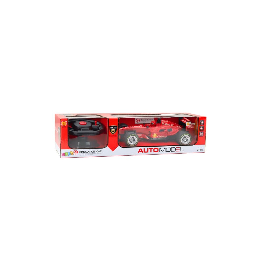 RC nuotoliniu būdu valdomas lenktyninis automobilis šviesos garsai 1:12 raudona-Žaislai, Auto ir transporto žaislai, Valdomos ra