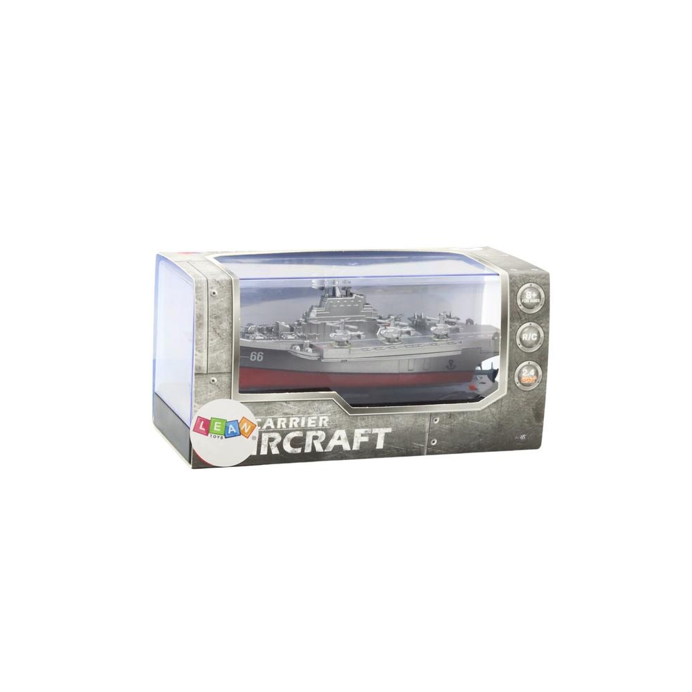 Military Ship Remote Controlled Boat RC Silver 15cm