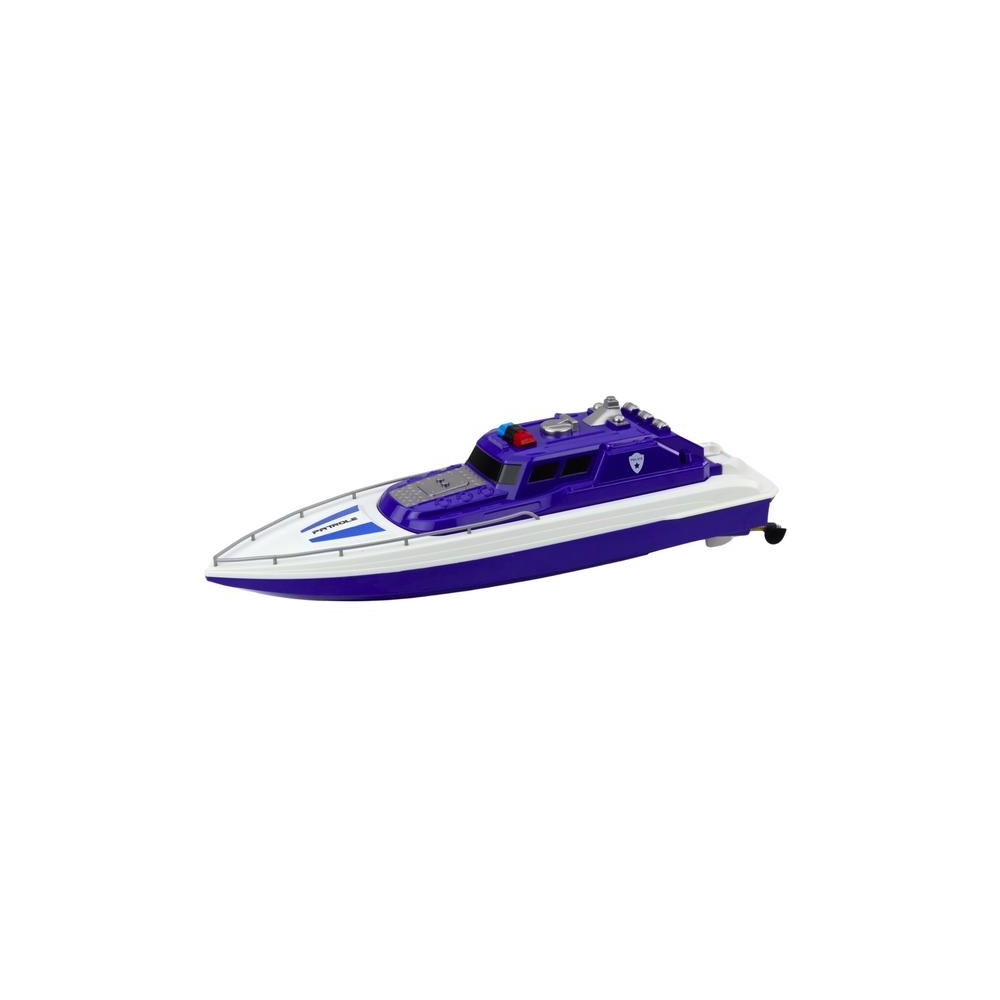 RC nuotolinio valdymo motorinė valtis 1:28 Policijos mėlyna
