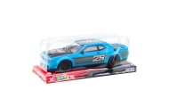 Rear-wheel drive sports racing car blue
