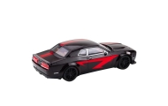 Sports Car Drive Glossy Body Black Red Lines